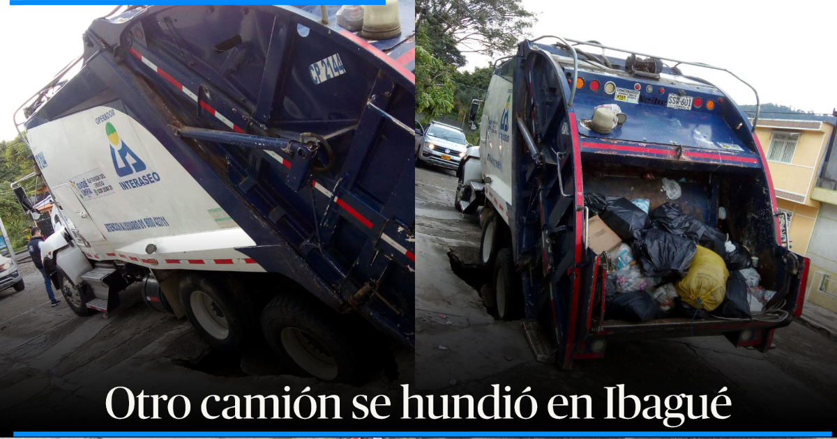 Esto responde la Alcaldía sobre el nuevo carro de basura que se hundió